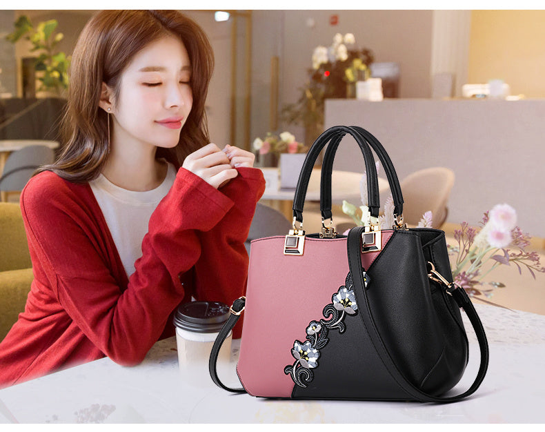 Women's Handbags - Flower Pattern Crossbody Shoulder Bags by Lakd London