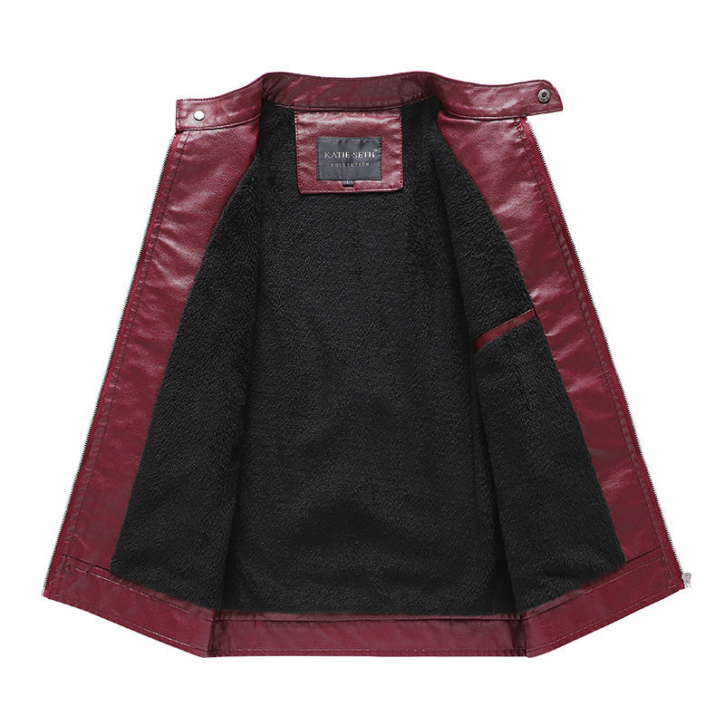 Mens Motorcycle Leather Coat | ZipperJacket - LAKD London