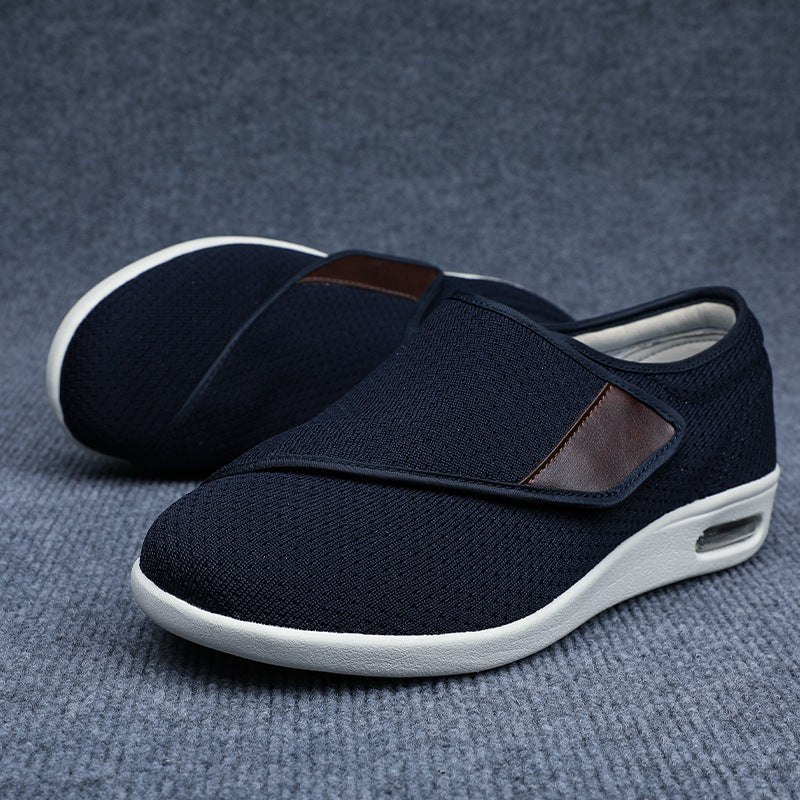Womens Comfortable Summer Shoes | Fertilizer And Widening Leisure Elderly Slip on Shoes