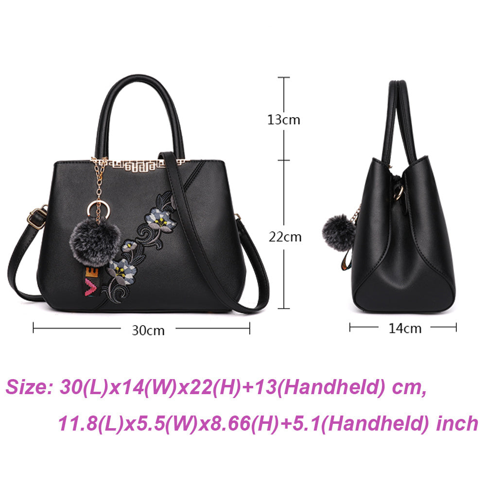 Women's Handbags - Flower Pattern Crossbody Shoulder Bags by Lakd London