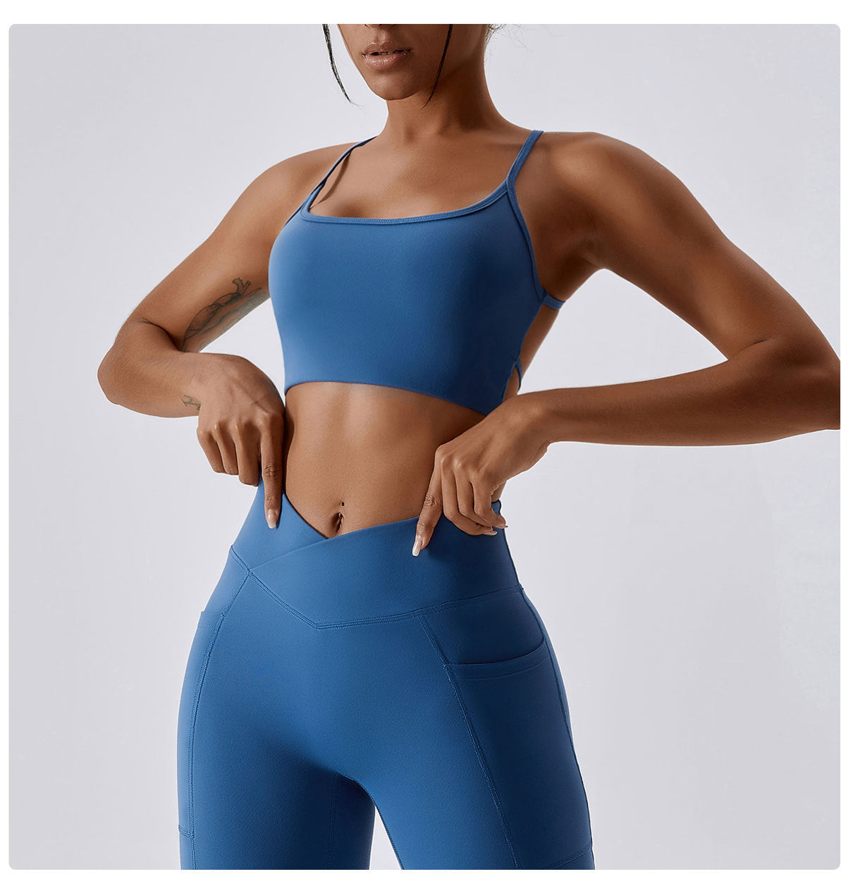 Quick Drying Breathable Yoga Bra Running Sports Bra by Lakd London