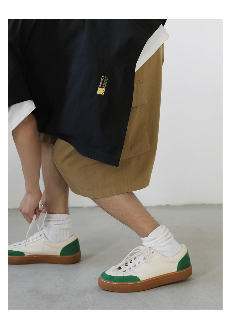 Men's Retro Distressed Shoes | Japanese Style Low-Top Summer Canvas Shoe