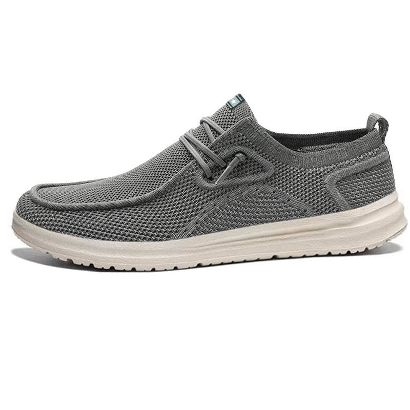 Men's Casual Canvas Shoes | Versatile Flat Mesh Sneakers - LAKD London
