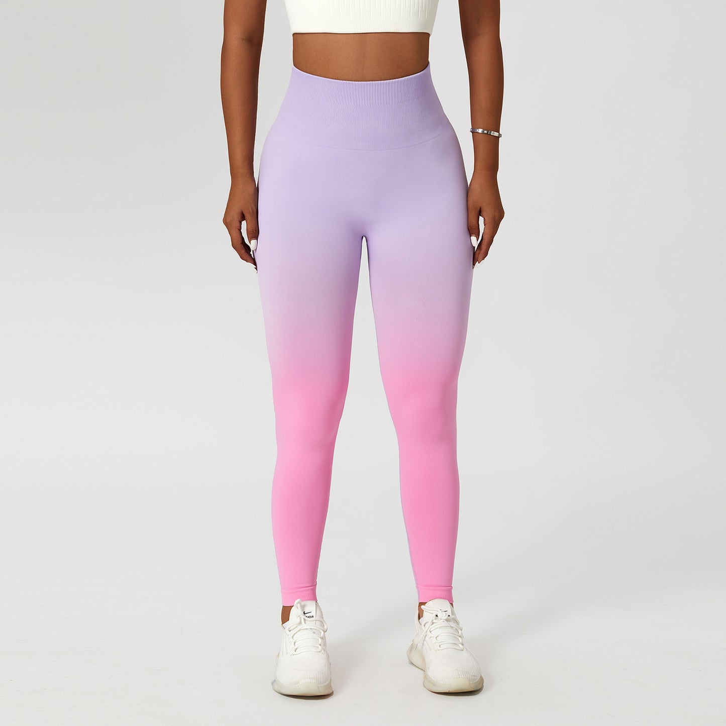 Gradient Fitness High Waist Sportswear Tight Outdoor Pants by Lakd London