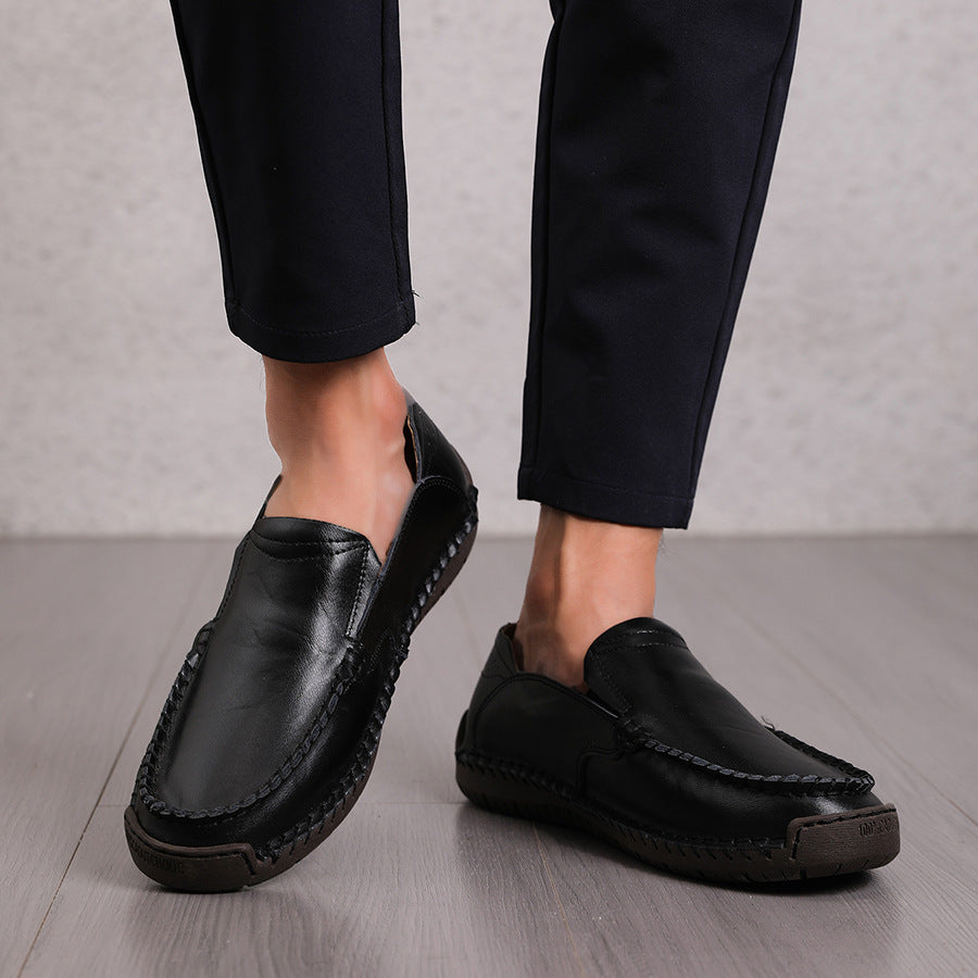 Men's Casual Loafers | Lightweight Non-slip Leather Shoes