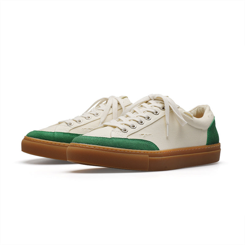 Men's Retro Distressed Shoes | Japanese Style Low-Top Summer Canvas Shoe
