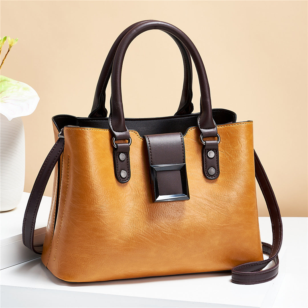 Women Big Buckle Shoulder Bag | Office Crossbody Bags - Lakd London