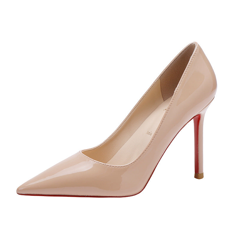Womens Side Empty Nude Stiletto High Heels | Comfortable Trending Shoes
