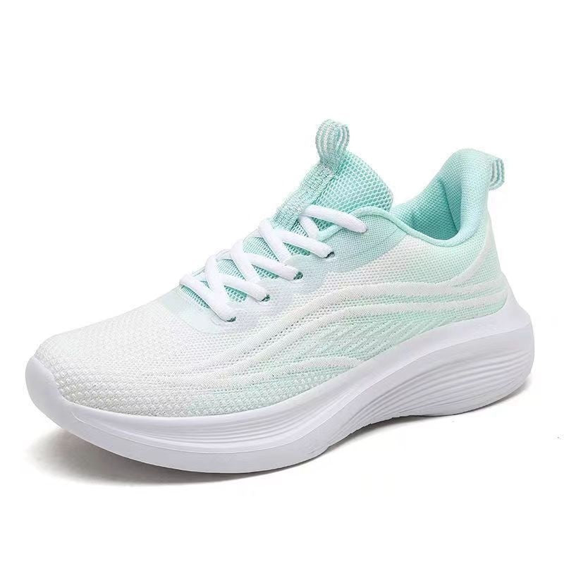 Womens Light Mesh Breathable Anti-skid Sneakers | Shock Absorption Soft Bottom Running Shoes