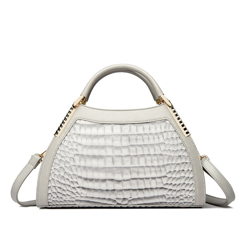 Women's Large-capacity Retro Handbag | Glossy Luxury Bag