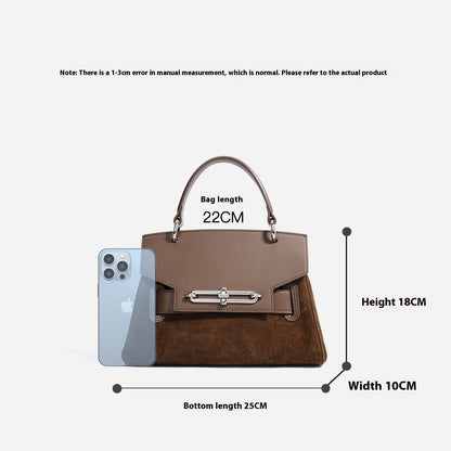 Womens Light Luxury One-shoulder Versatile Advanced Textured Handbag