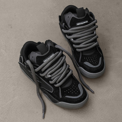 Niche Men Couple Heightened Sneakers | Thick Chunky Shoes Unisex