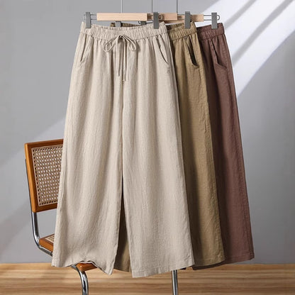 Women's Trousers | Drawstring Straight Thin Casual Pants