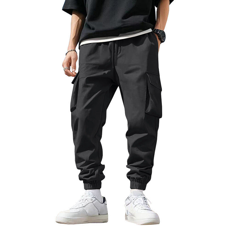 Mens Loose Trendy Sports Casual Cargo Jogger Pants