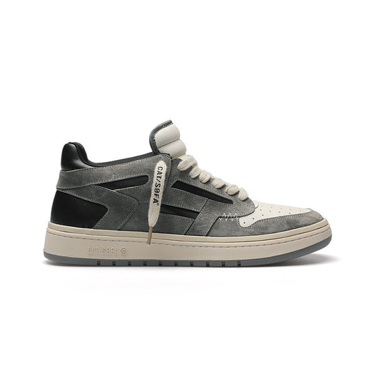 Mens Genuine Leather Sneakers | Breathable Retro Niche Original Design Shoes