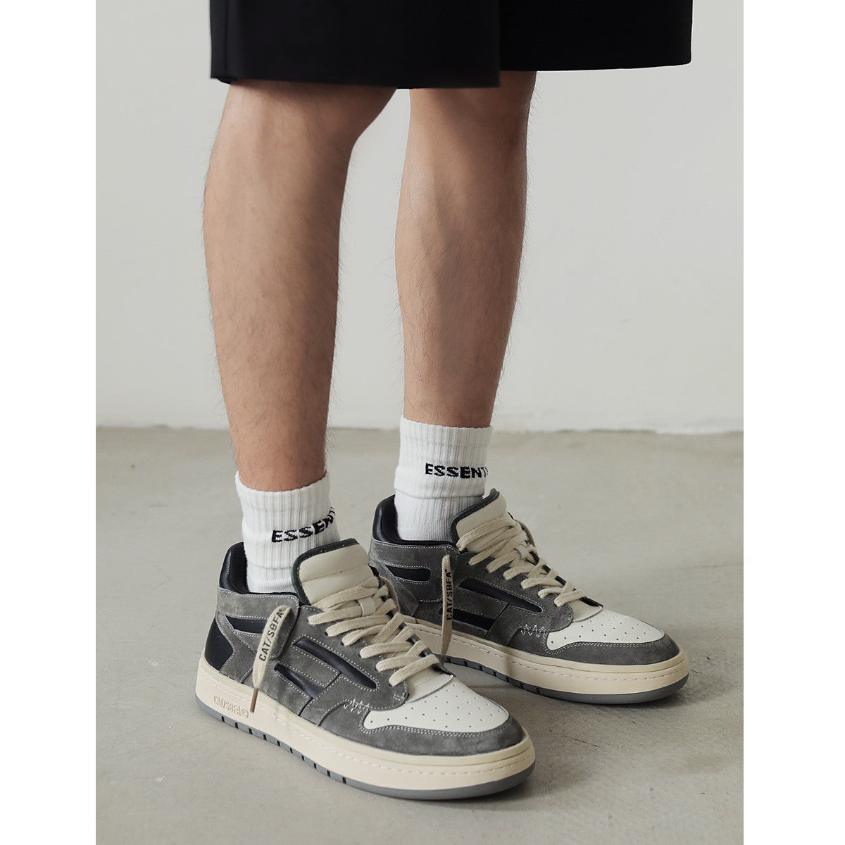 Mens Genuine Leather Sneakers | Breathable Retro Niche Original Design Shoes