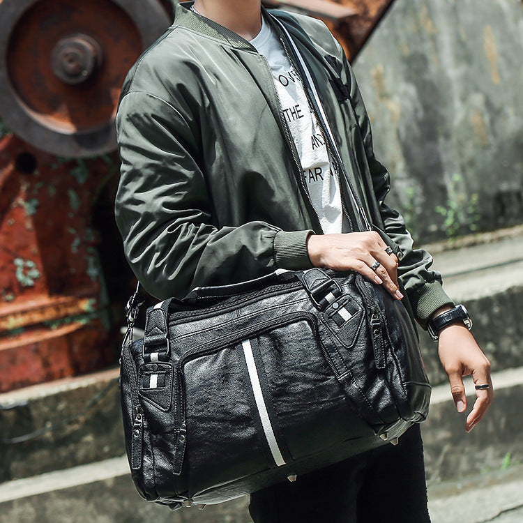 Mens Portable leisure sports gym bag | Big Duffle Bag - LAKD London