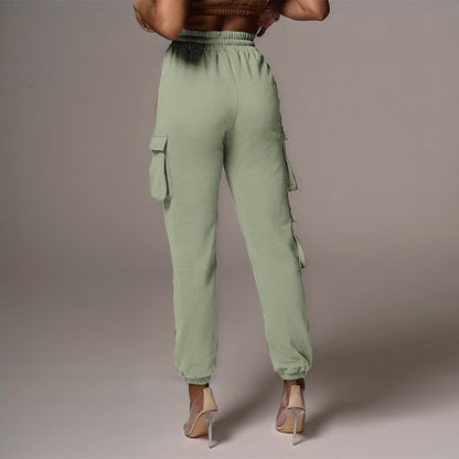 Womens Cargo Trouser | Winter Comfortable Hoodie Sweat Pants