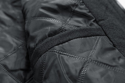 Mens Suede Stand Collar Jacket | Double Zipper Pocket - LAKD London
