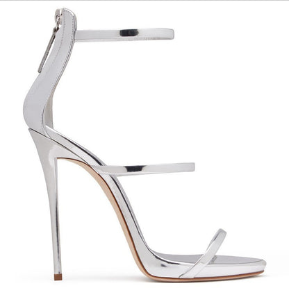 Womens High Heels Catwalk Shoes | Fish Mouth Ankle Strap - LAKD London