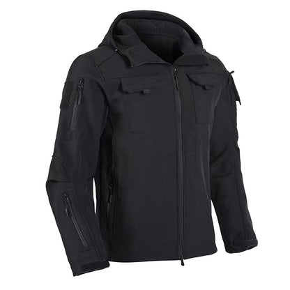 Men's Soft Shell Fleece Lined Waterproof Windproof Outdoor Jacket