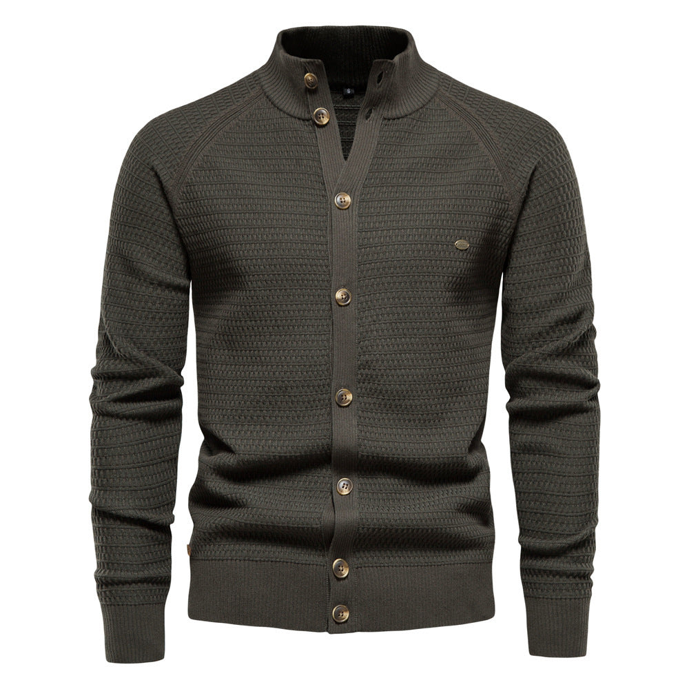 Men's Cashmere Cardigan Pure Wool Sweater