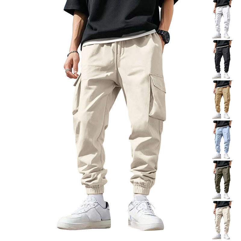 Mens Loose Trendy Sports Casual Cargo Jogger Pants