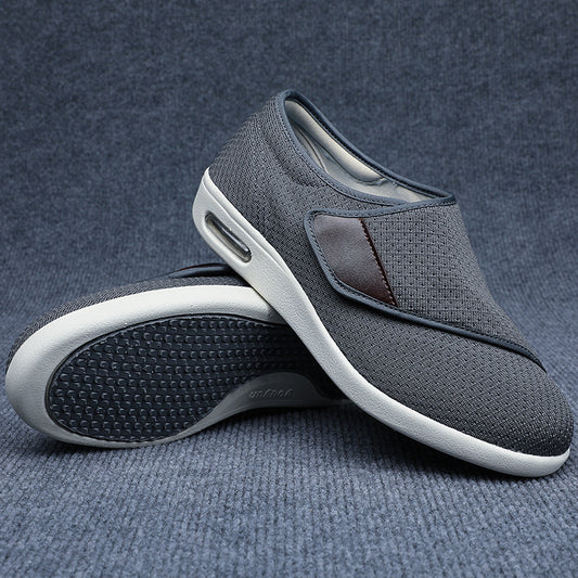 Womens Comfortable Summer Shoes | Fertilizer And Widening Leisure Elderly Slip on Shoes