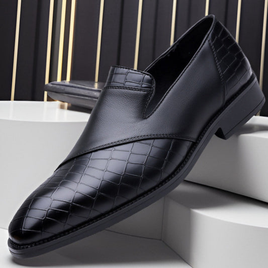 Men's British Leather Dress Shoes Tassel Business Breathable Style Formal - LAKD London