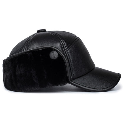 Mens Leather Baseball Cap | Middle age Vintage - Lakd London