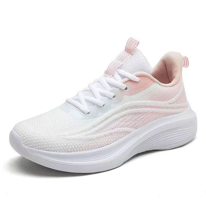Womens Light Mesh Breathable  Anti-skid Sneakers | Shock Absorption Soft Bottom Running Shoes