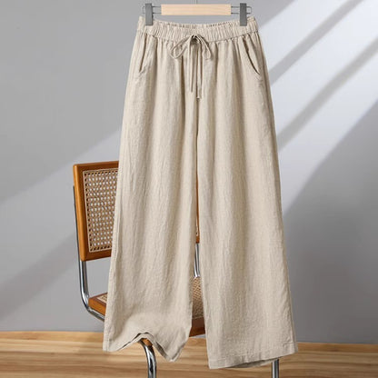 Women's Trousers | Drawstring Straight Thin Casual Pants