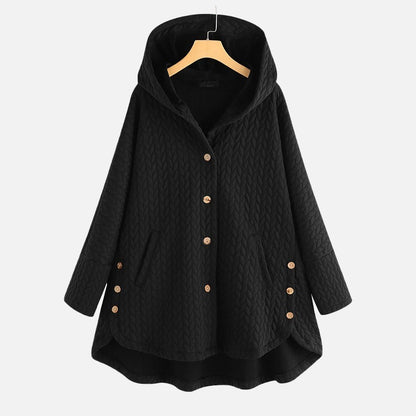 Womens Cotton Winter Jacket | Hooded Long Parka