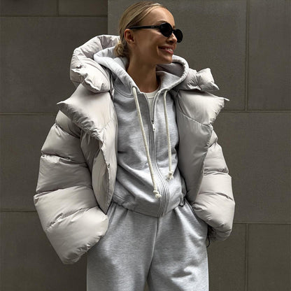 Women's Thick Bread Puffer Jacket | Cotton-padded Winter Coat