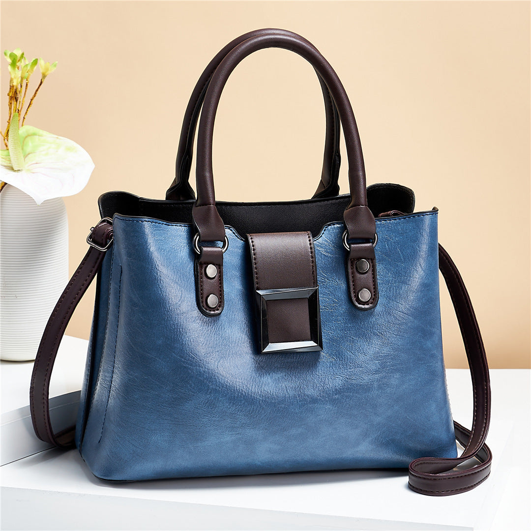 Women Big Buckle Shoulder Bag | Office Crossbody Bags - Lakd London