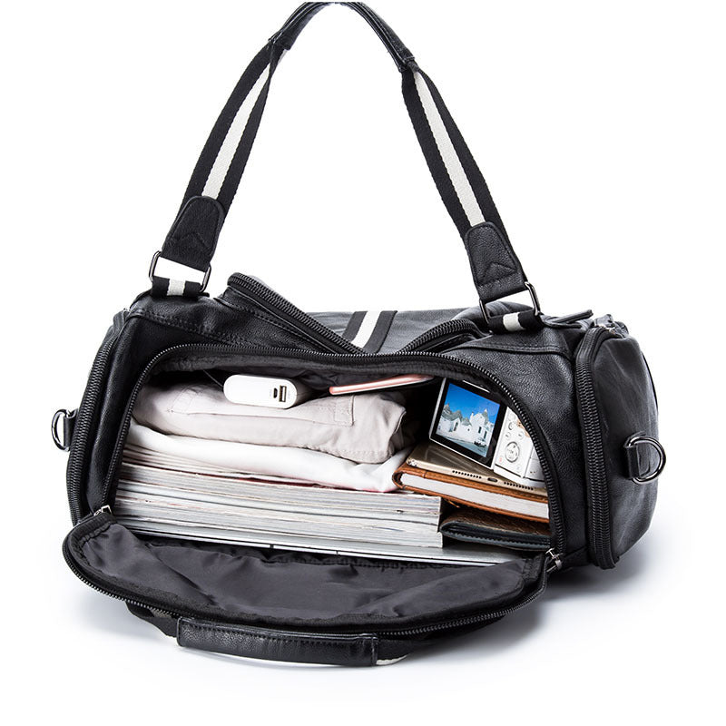 Mens Portable leisure sports gym bag | Big Duffle Bag - LAKD London