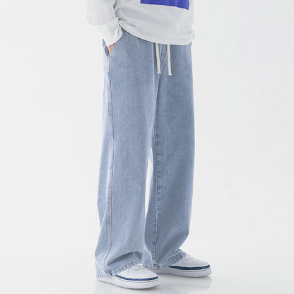 Mens Casual Loose Straight Jeans | Plus size Trousers - LAKD London