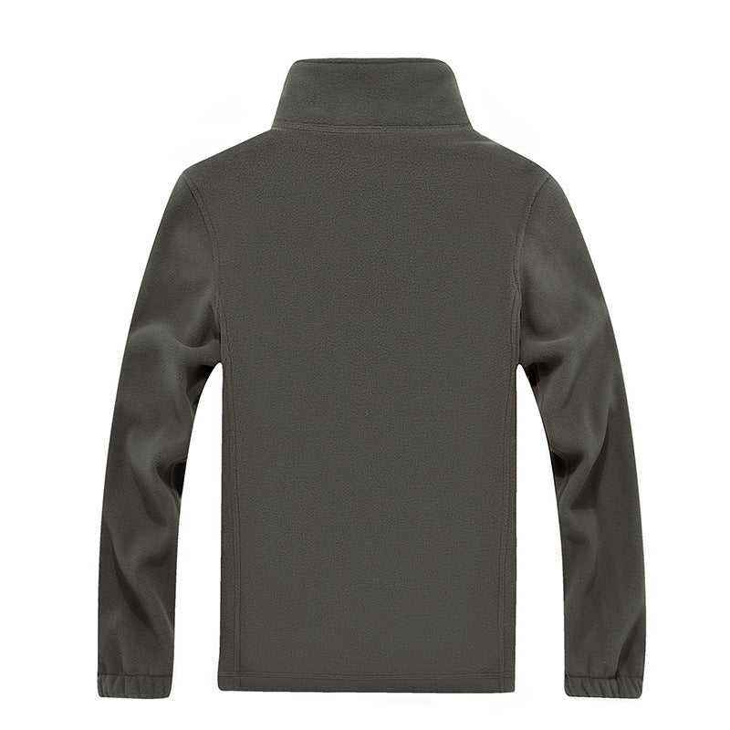 Mens Thick fleece cardigan jacket | Formal Coat with Inside Fur