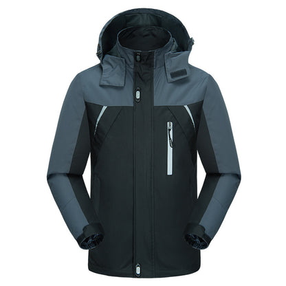 Mens waterproof, breathable and wear-resistant jacket | Heavy Duty Windbreaker