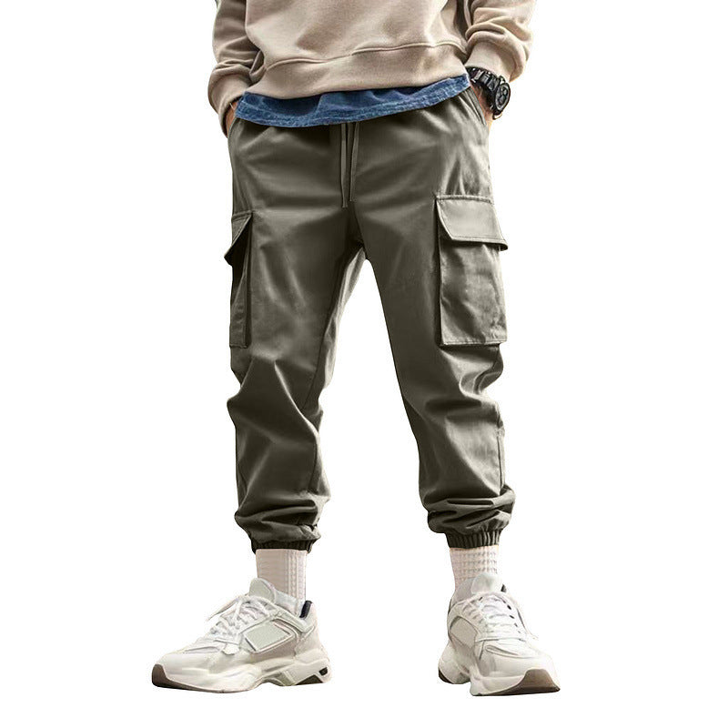 Mens Loose Trendy Sports Casual Cargo Jogger Pants