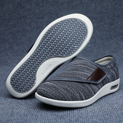 Womens Comfortable Summer Shoes | Fertilizer And Widening Leisure Elderly Slip on Shoes