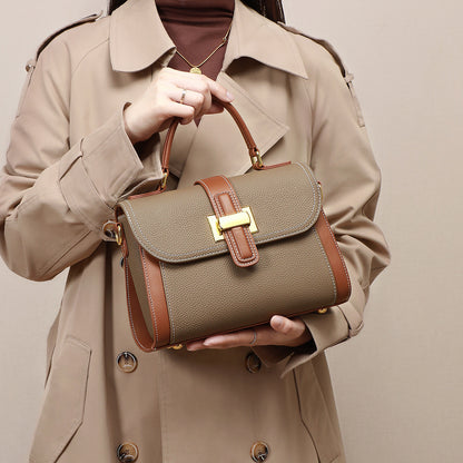 Womens Light Luxury One-shoulder Versatile Advanced Textured Handbag
