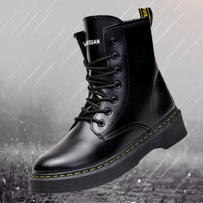 Women's Comfortable Platform High-top PU Women's Dr Martens Boots