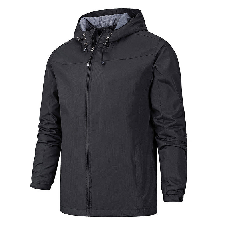 Mens Outdoor Windproof And Waterproof All Season Mountaineering Jacket