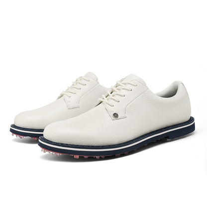 Men's Plus Size Golf Training Leather Sneakers - LAKD London