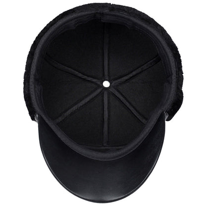 Mens Leather Baseball Cap | Middle age Vintage - Lakd London