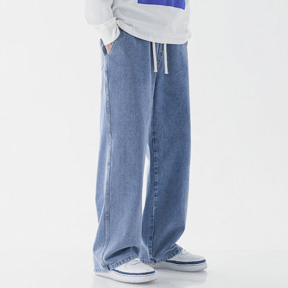 Mens Casual Loose Straight Jeans | Plus size Trousers - LAKD London
