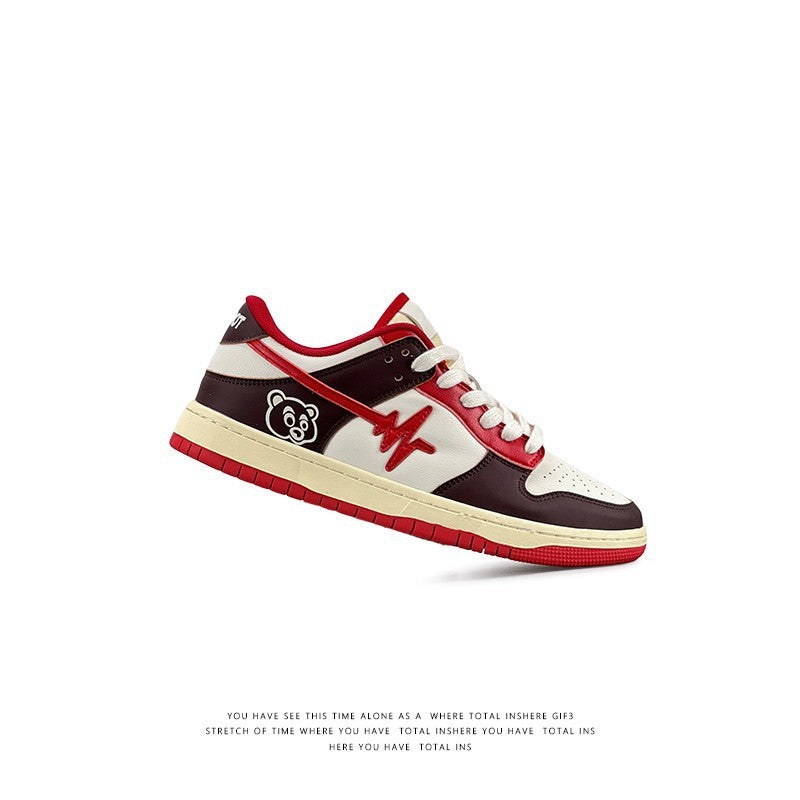 Men's Breathable Low Top Casual Shoes | Thick Sole Breathable Sneakers