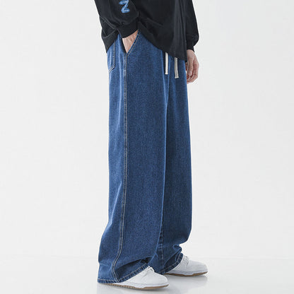 Mens Casual Loose Straight Jeans | Plus size Trousers - LAKD London