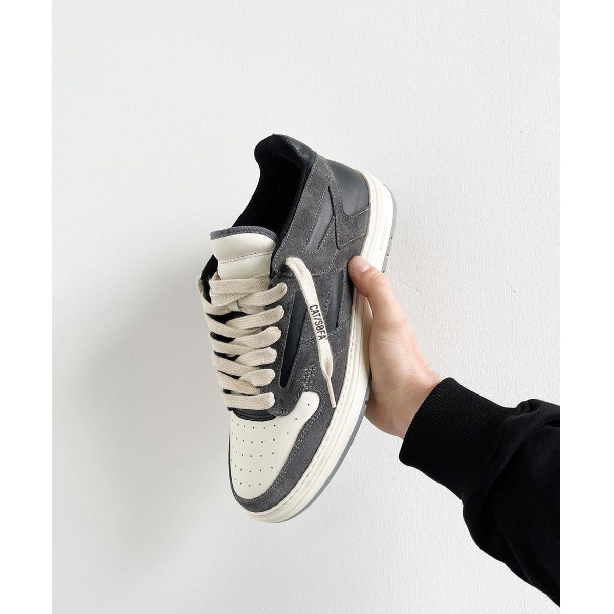 Mens Genuine Leather Sneakers | Breathable Retro Niche Original Design Shoes